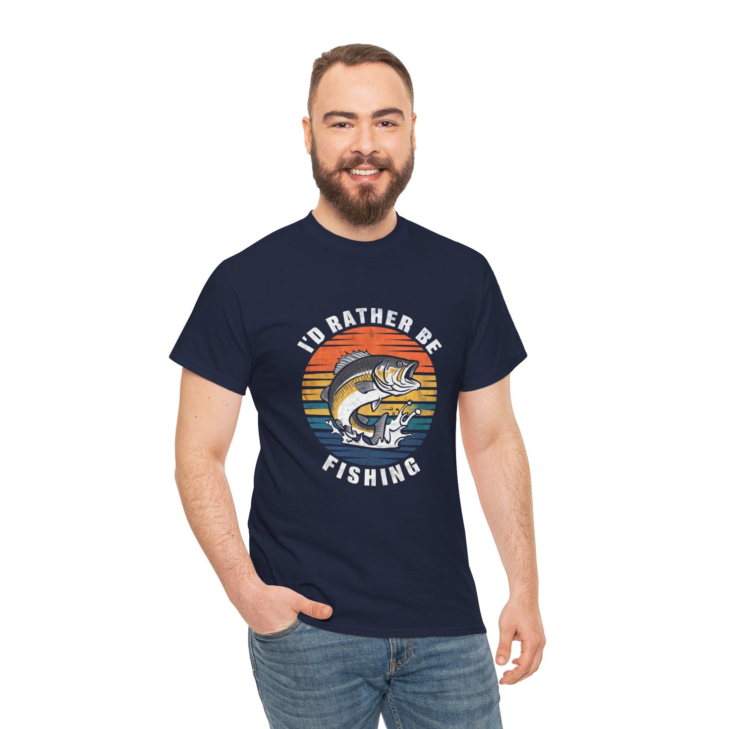 I'd Rather Be Fishing - Cotton Tee