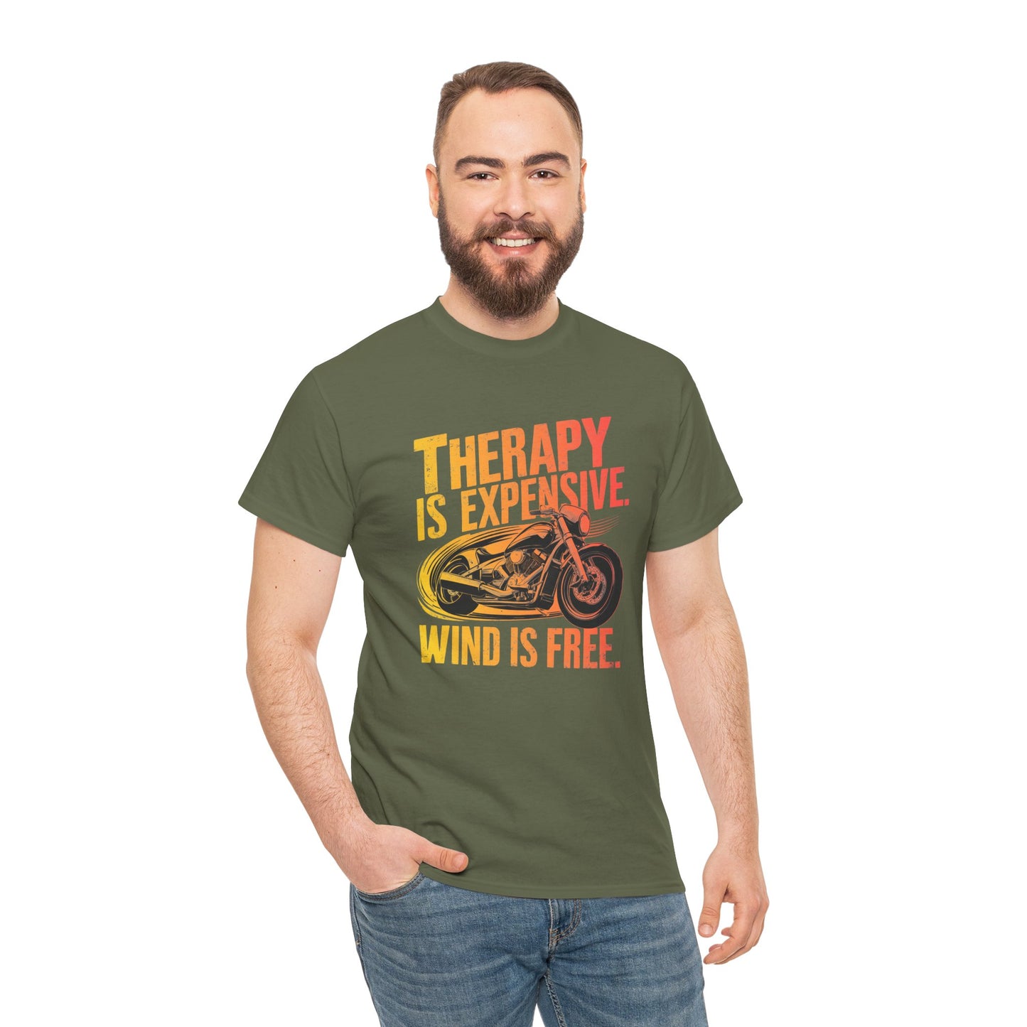 "Therapy is Expensive, Wind is Free" - Cotton Tee
