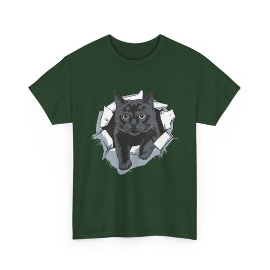 "Peek-a-Boo Cat" - Cotton Tee