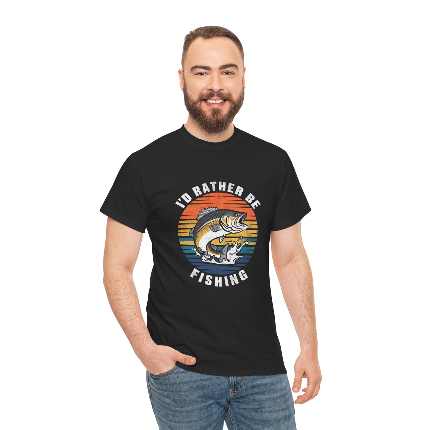 I'd Rather Be Fishing - Cotton Tee